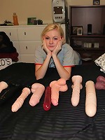 hot amateur blonde teen dildo fucks all her holes for bf then get drilled super hard then cumfaced